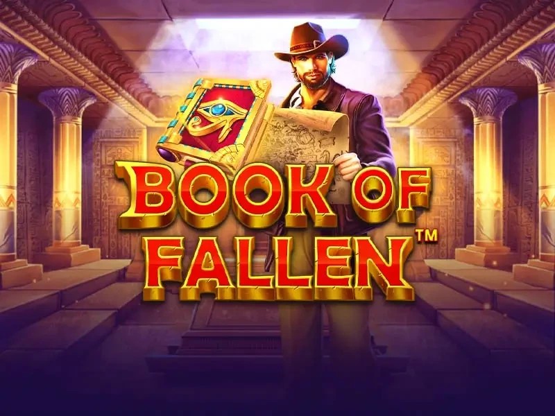 Book of the Fallen online game logo by Pragmatic Play on 500casino.no