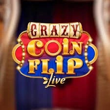 Crazy Coin Flip by Evolution, showcased at 500casino.no – game logo