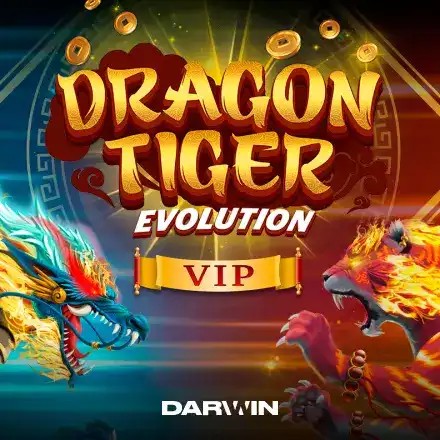 Dragon Tiger Evolution VIP slot visual from Darwin Gaming available on 500casino.no